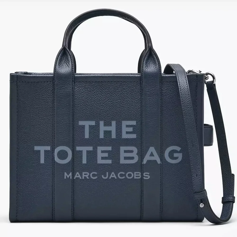 NEW MARC JACOBS medium tote bag dark blue color AUTHENTIC - Picture 3 of 13
